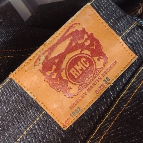 Red MONKEY RMC - by Martin ksohoh jean shorts size 38 big & tall - Picture 9 of 9